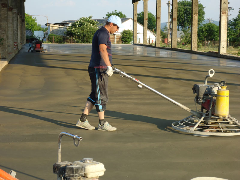 Lucrare - Beton elicopterizat - New Stampline